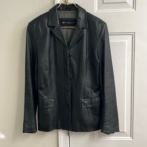 Kenneth Cole Vintage Leather Blazer